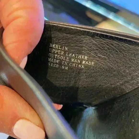 Matisse Women’s Leather Black Flat Slip On Pointed Miles 8M great condition - Picture 6 of 9